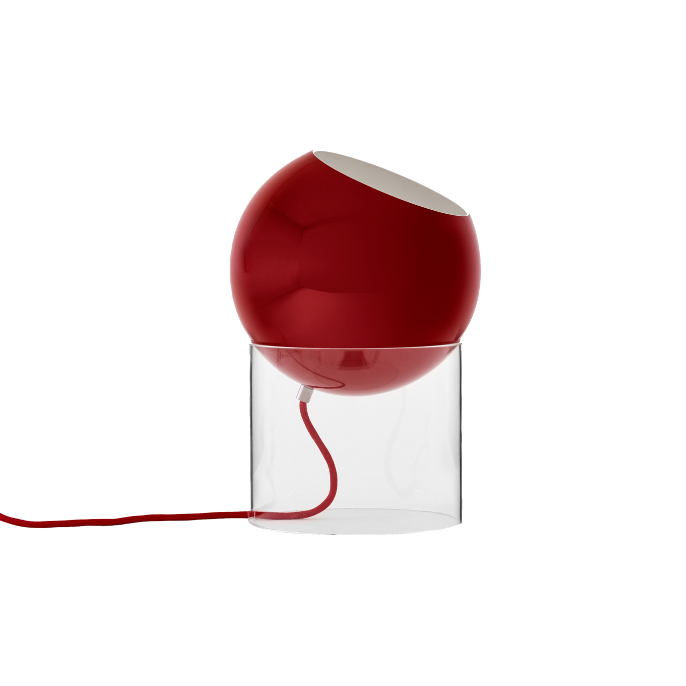 Lampe à poser TOPAN VP13 Rouge Vermillon AND TRADITION