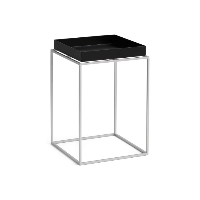 Table basse TRAY 30 x 30 Noir / Acier HAY