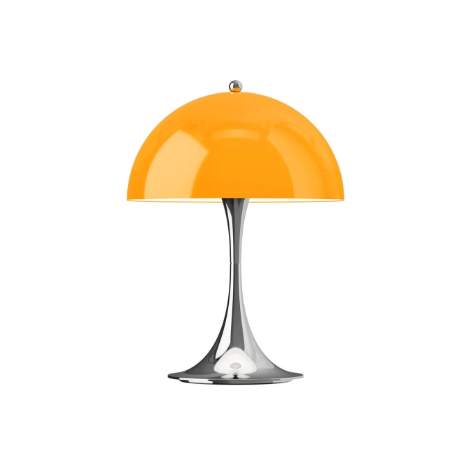 Portable Lamp PANTHELLA 250 PORTABLE V3 Opal red/ chrome LOUIS POULSEN