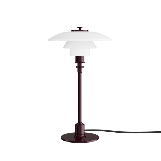 Lampe à poser PH 2/1 Bordeaux brillant LOUIS POULSEN