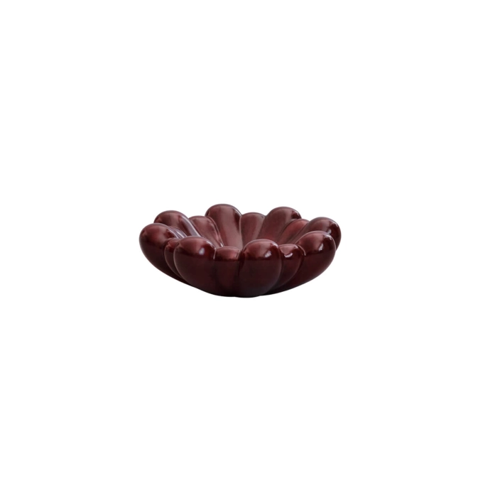 Table Centrepiece BLOOM TRAY medio Maroon 101 COPENHAGEN