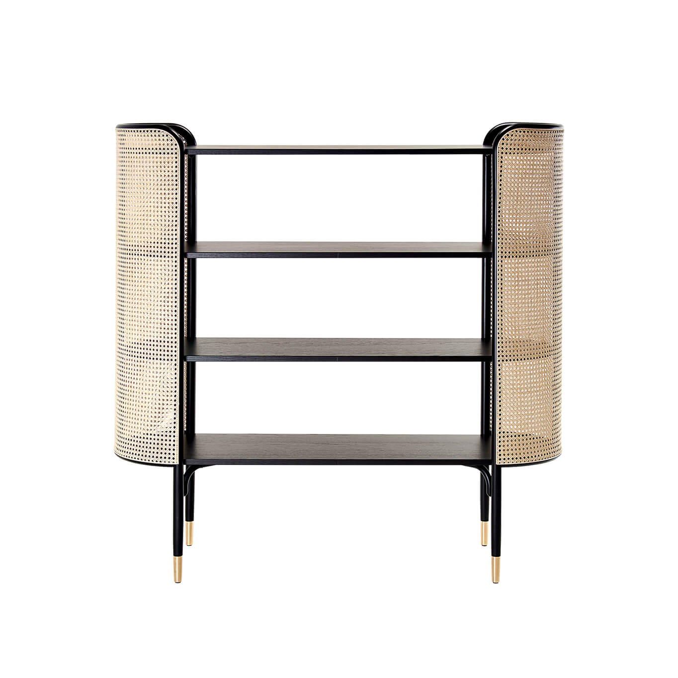 Shelving MOS  Bookcase Black GEBRÜDER THONET VIENNA