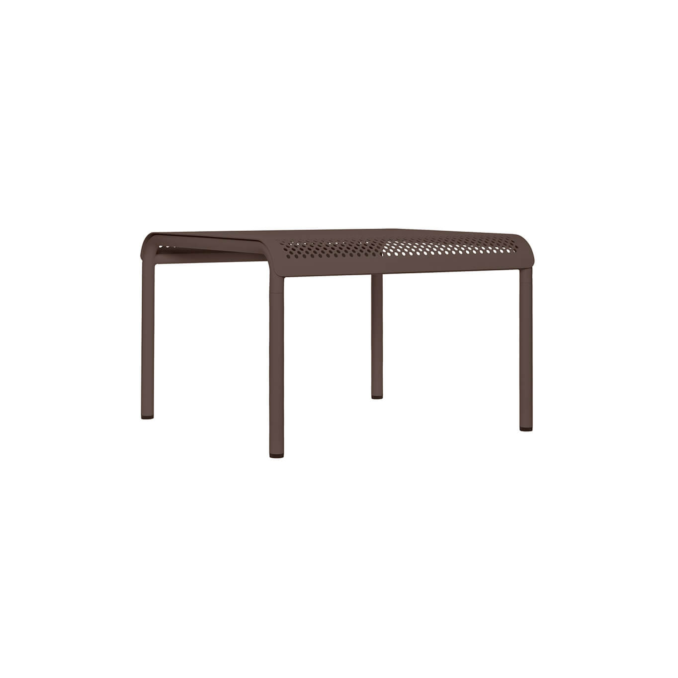 Outdoor Coffee Table DAPPLE 57x57 Dark Chocolate FERM LIVING