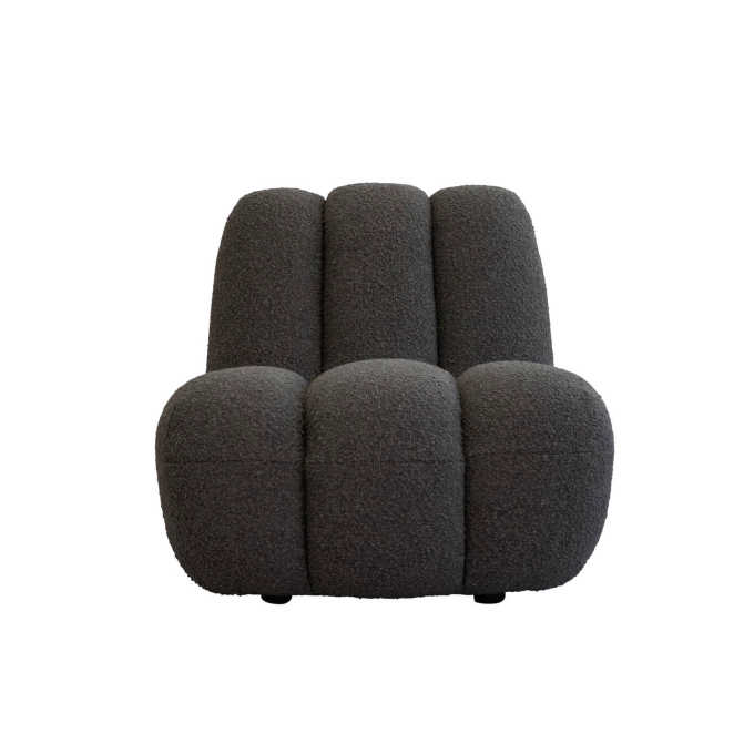 Easy chair TOE CHAIR Deep taupe bouclé 101 COPENHAGEN