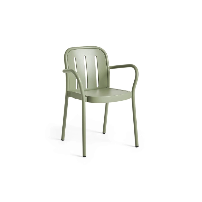 Chaise extérieure DEVILLE avec accoudoirs Vert HAY