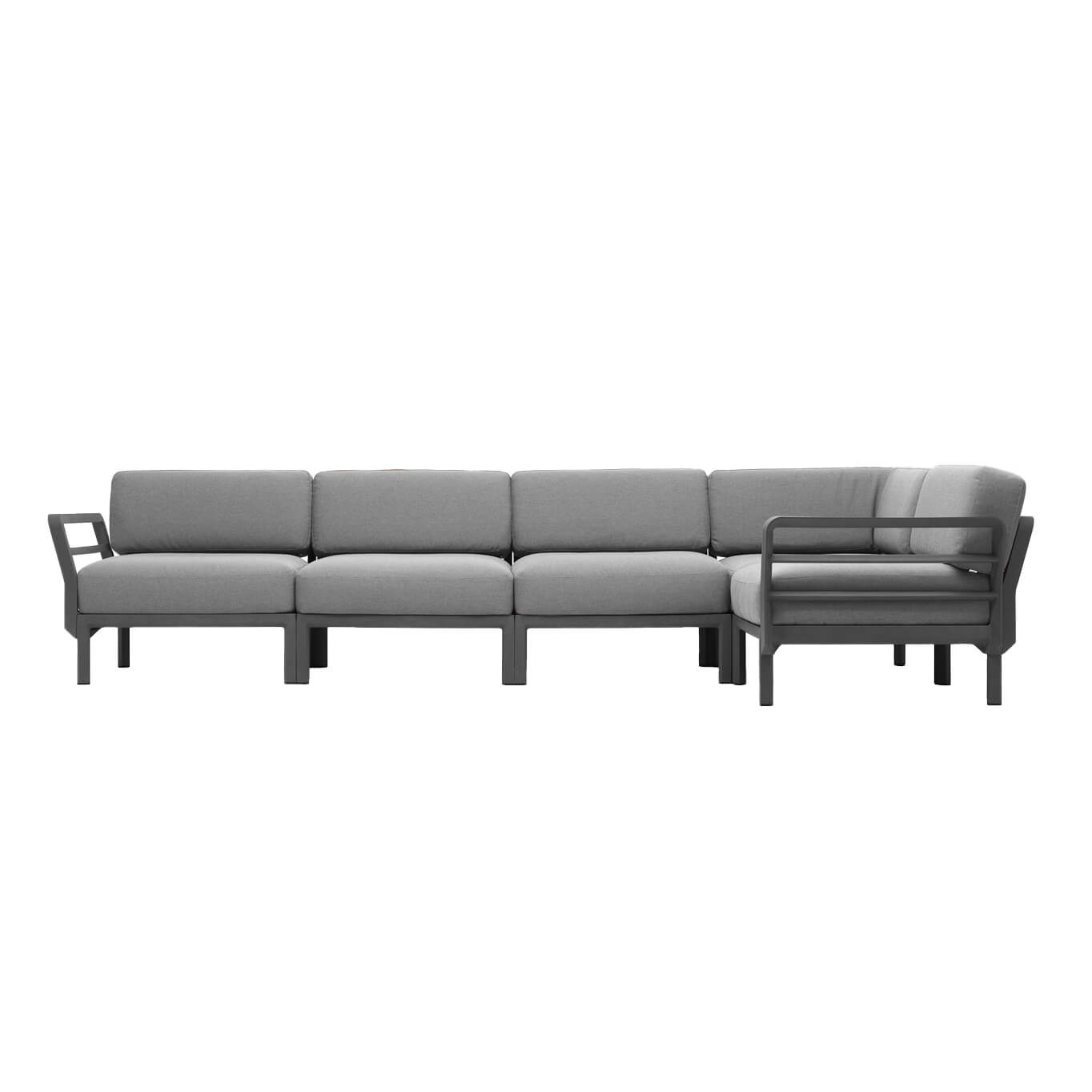 Outdoor Sofa MAXIMO 5 Basalt / Lava NARDI