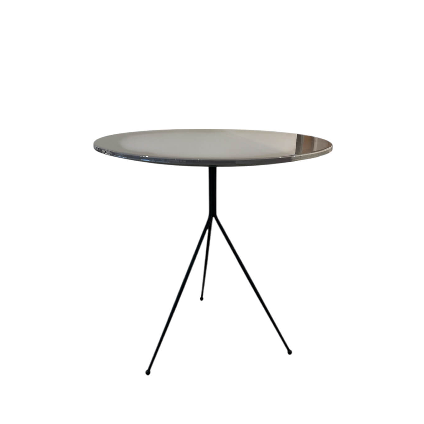 Table d'appoint guéridon LIQUID Ø 50 lilas BAXTER MADE IN ITALY