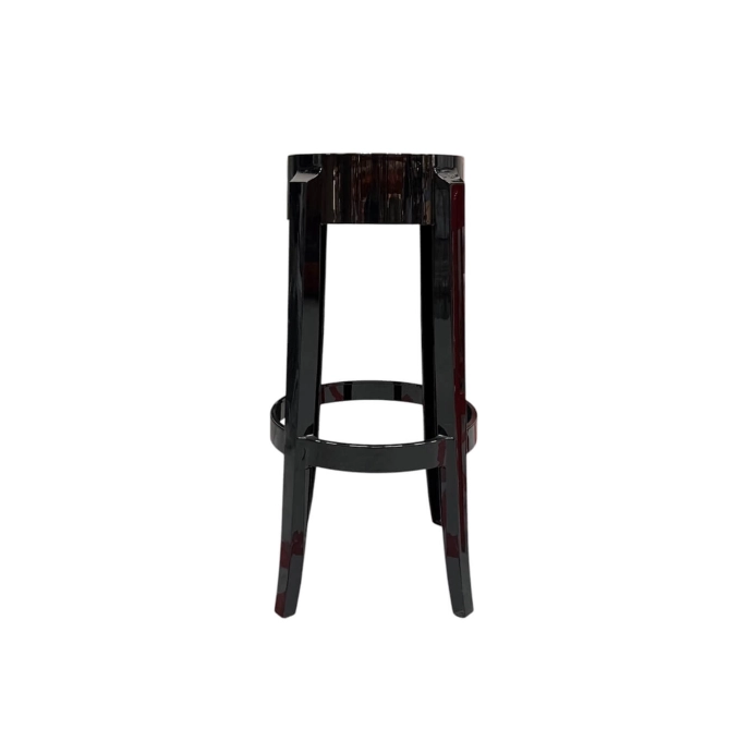 Tabouret haut CHARLES GHOST H 75 Noir KARTELL