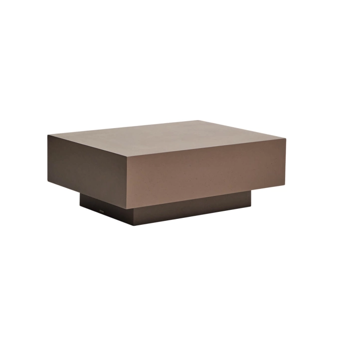 Coffee Table RUSTELLA 80x60 Brown KAVE HOME