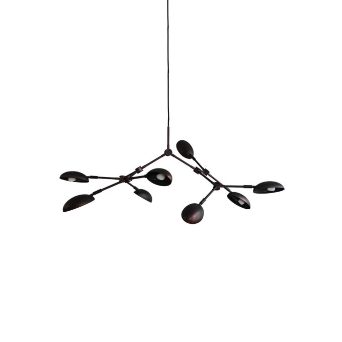 Pendant Light DROP CHANDELIER MINI Burned black 101 COPENHAGEN