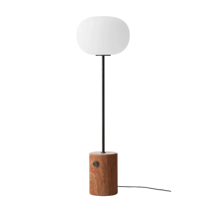 Floor Lamp JWDA Red Travertine/ Bronzed Brass AUDO COPENHAGEN