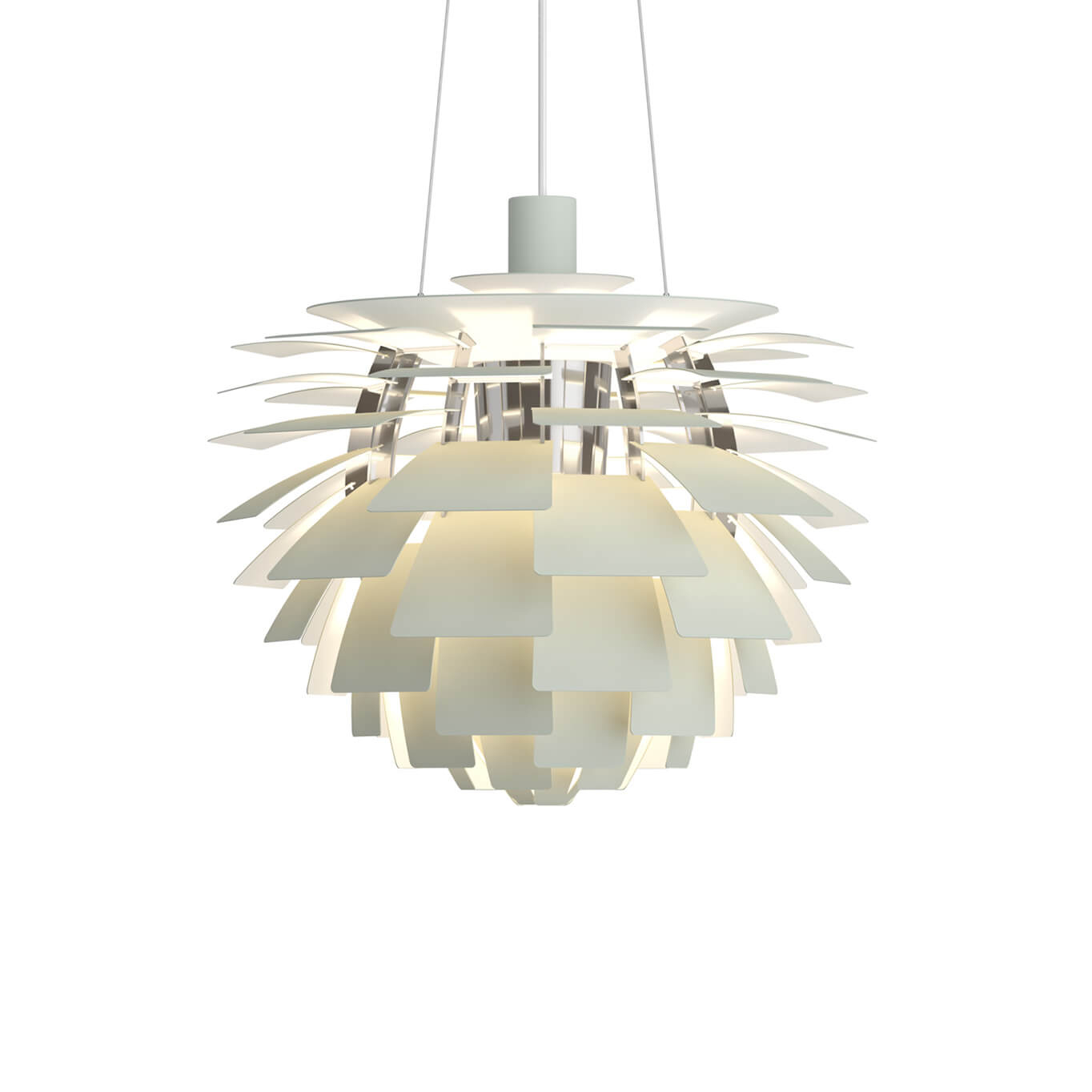 Suspension PH Artichoke Ø48 cm Vert Cendré / Chrome