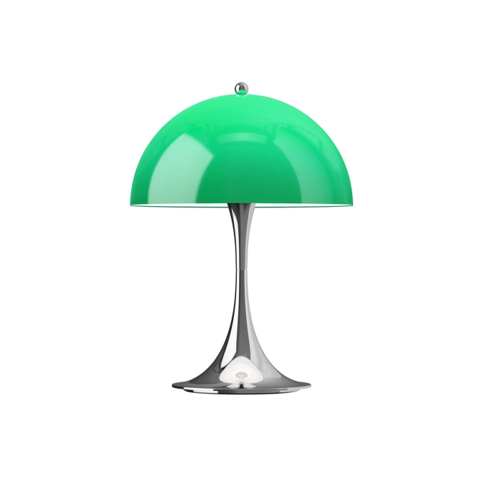 Portable Lamp PANTHELLA 250 PORTABLE V3 Opal green/ chrome LOUIS POULSEN