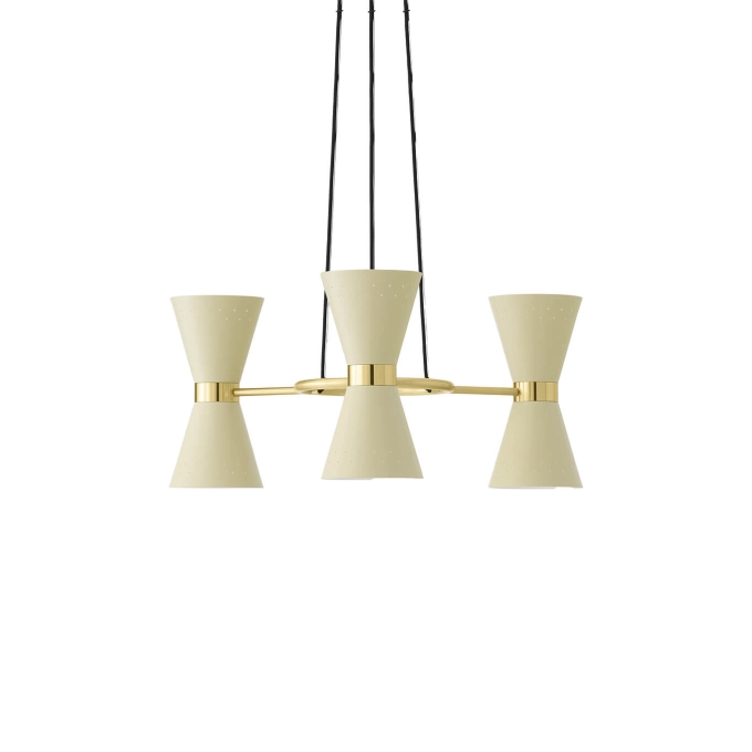 Pendant Light COLLECTOR Chandelier 3 Cream AUDO COPENHAGEN