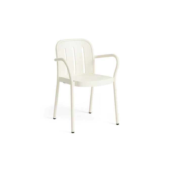 Chaise extérieure DEVILLE avec accoudoirs Blanc HAY