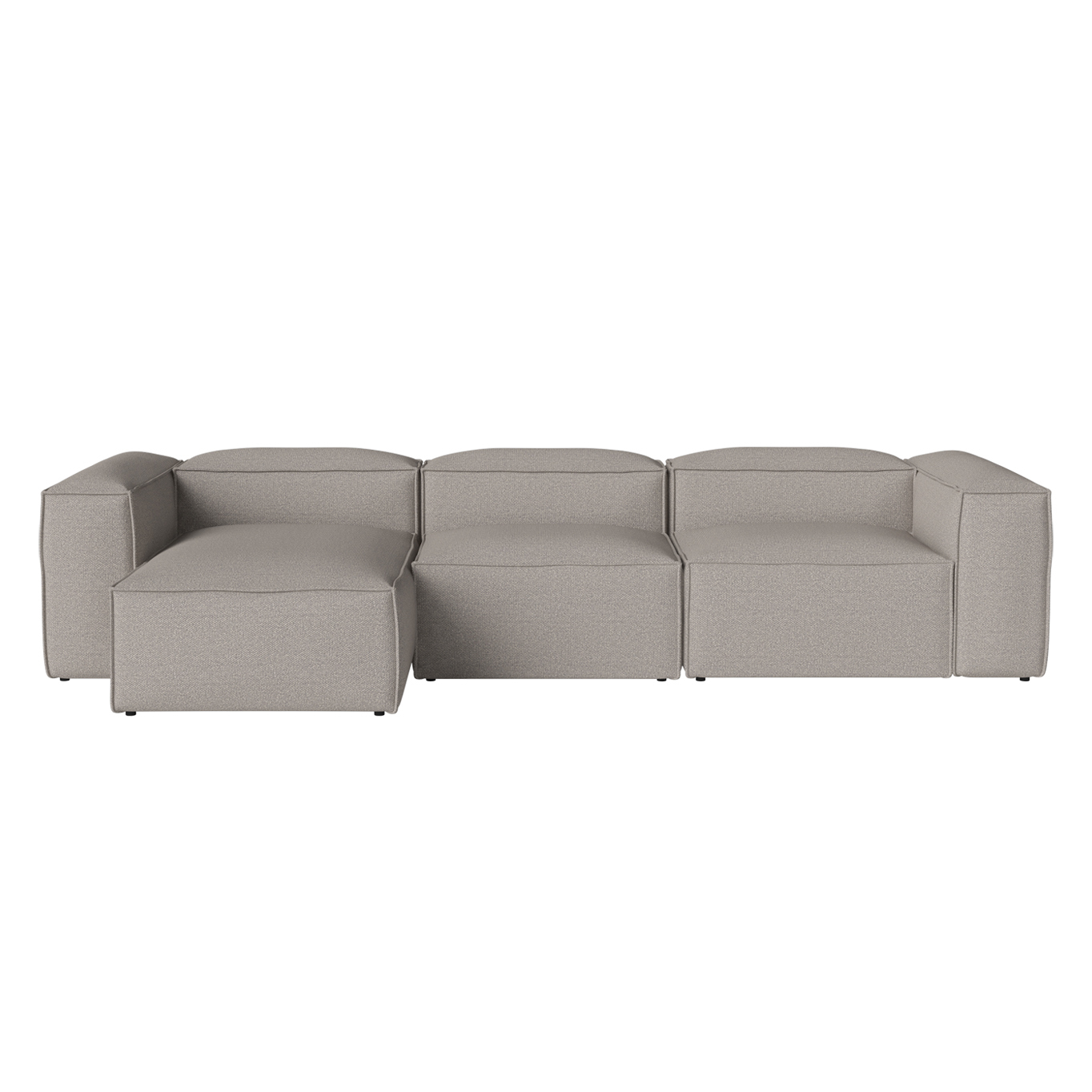 Sofa COSIMA Chaise Longue Left  340x100 Grey-White BOLIA