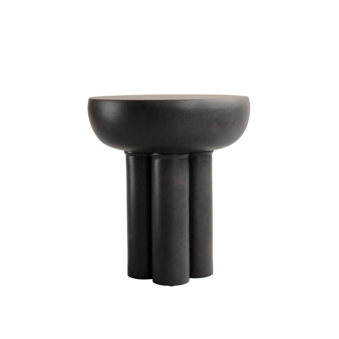 Side Table CROWN TALL Coffee fiber concrete 101 COPENHAGEN