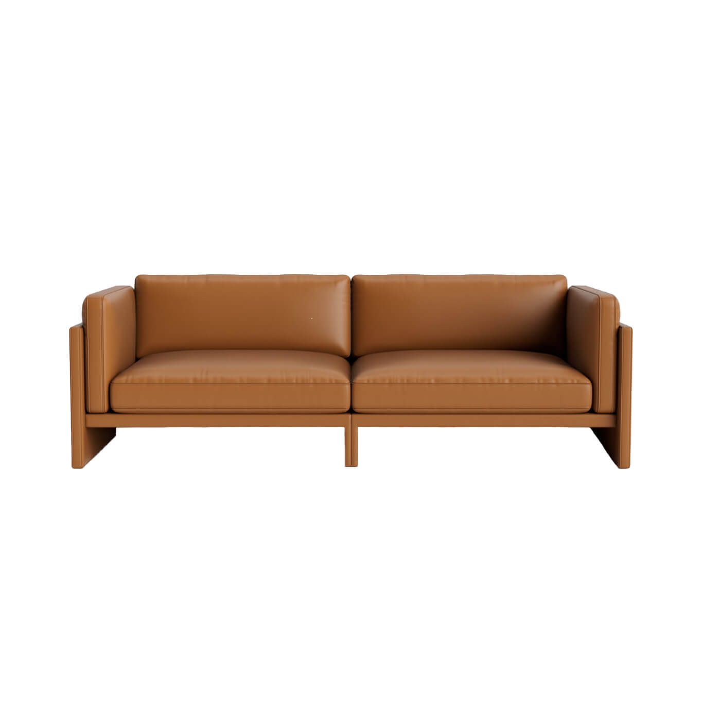 Sofa SOFTY 3 Seater Cognac NORMANN COPENHAGEN