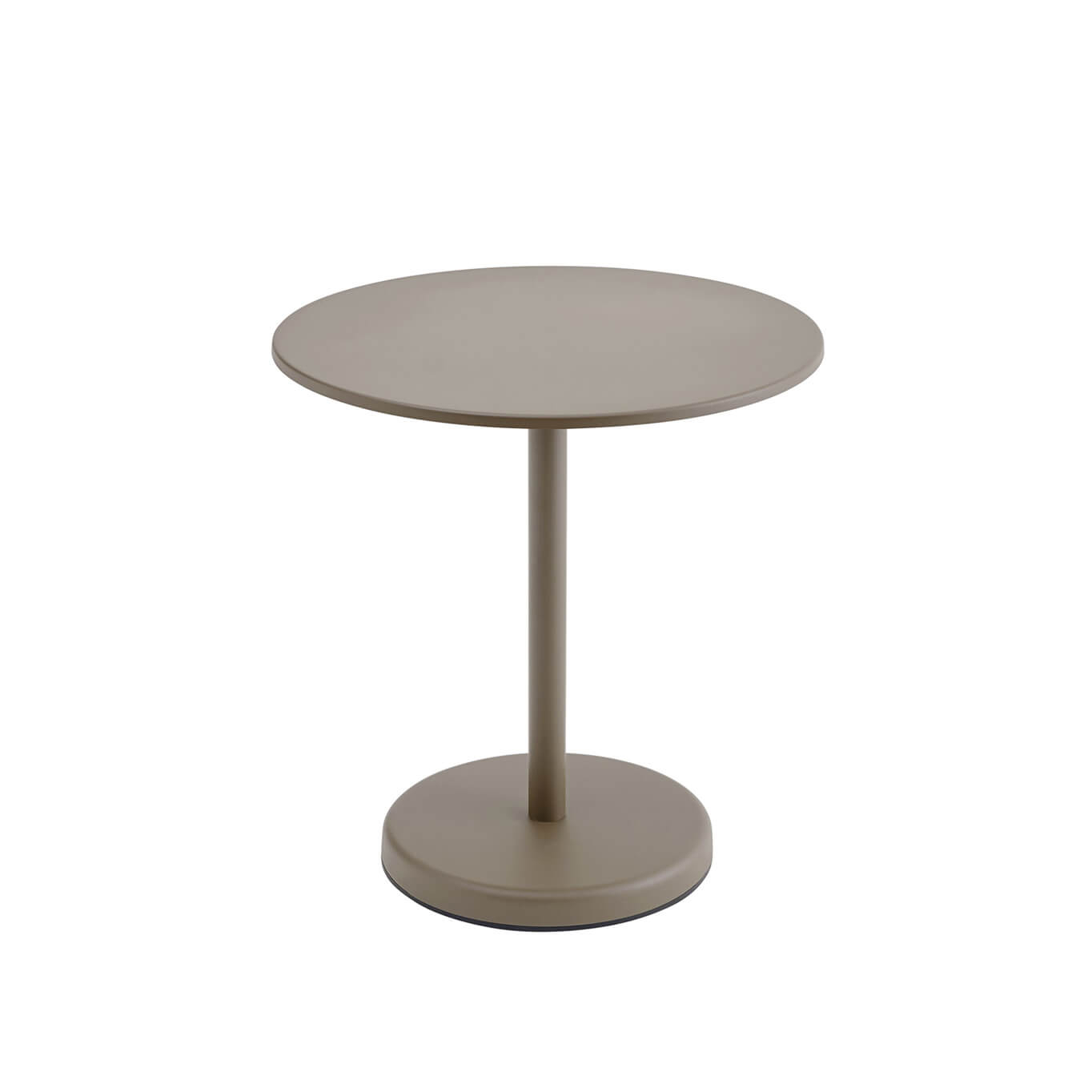 Outdoor Table LINEAR STEEL CAFÉ Ø 70 Taupe MUUTO