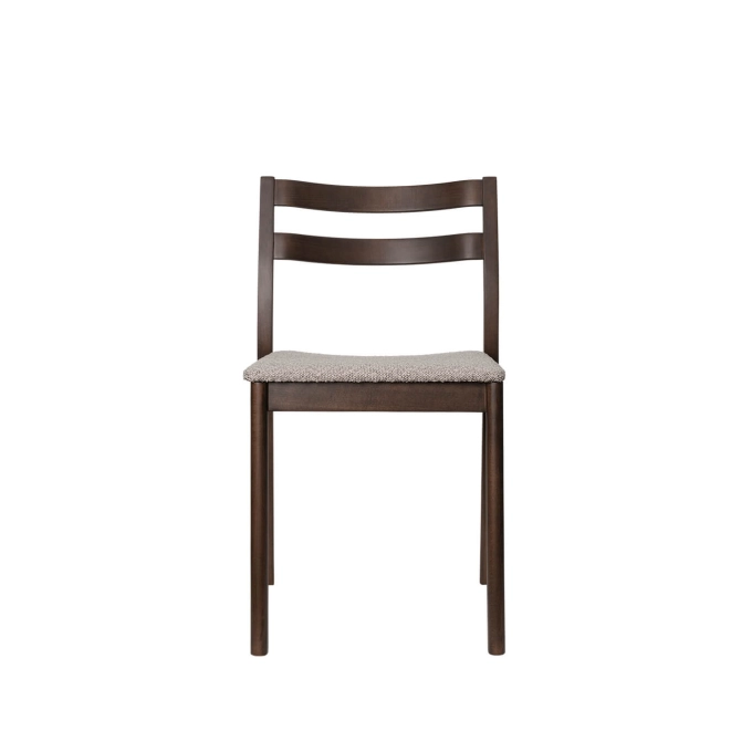 Dining Chair BODA Upholstered Dark Brown FERM LIVING