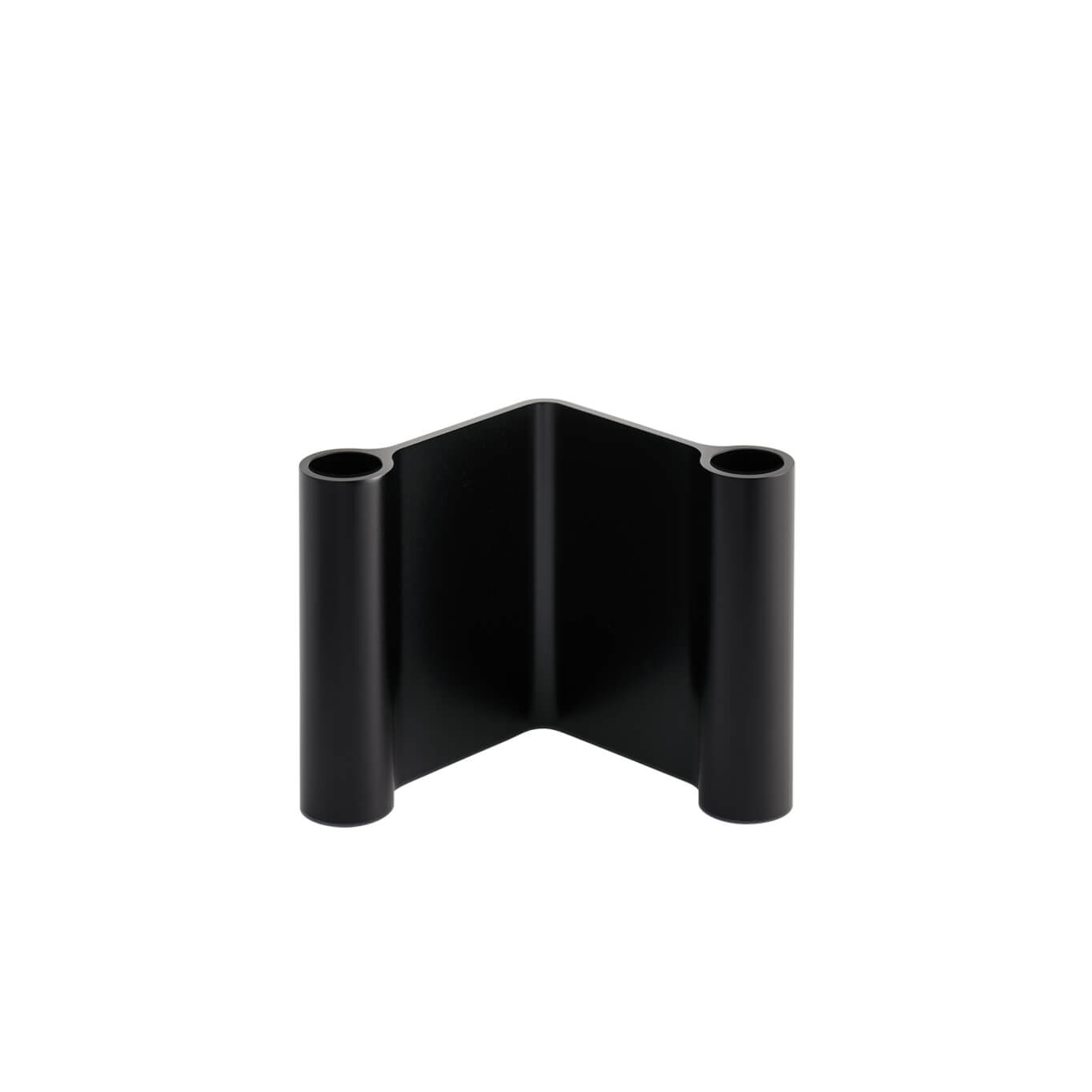 Candle Holder, Candlestick and Candle PAIR H 11 Black MUUTO