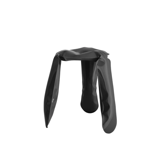 Stool PLOPP STANDARD Black glossy ZIETA
