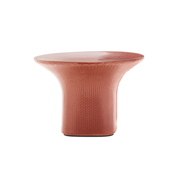 Coffee Table CLAYER Brick Red MDF ITALIA