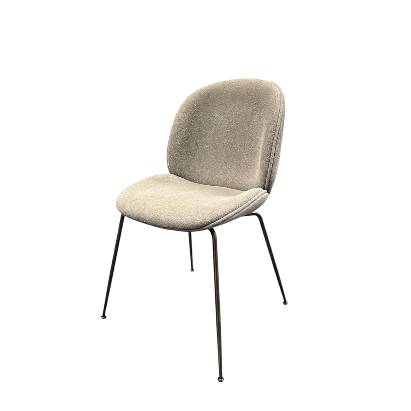 Dining Chair BEETLE Curly Beige GUBI