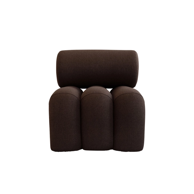 Easy chair FOKU Dark brown 101 COPENHAGEN