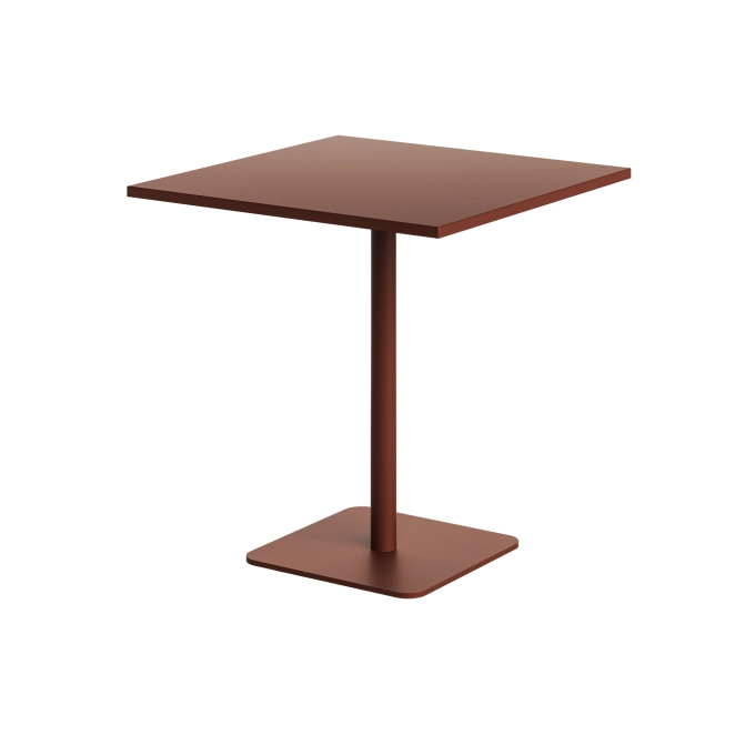 Outdoor Table MOKA OUTDOOR Brick Red L 70 TIPTOE