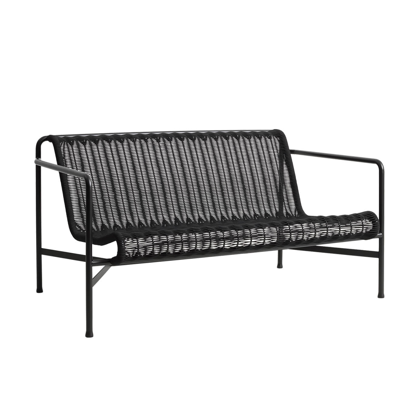 Canapé extérieur Banc PALISSADE CORD Lounge Anthracite HAY