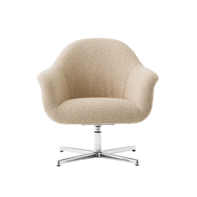 Fauteuil HARBOUR Pivotant Baena 15/ Aluminium AUDO COPENHAGEN