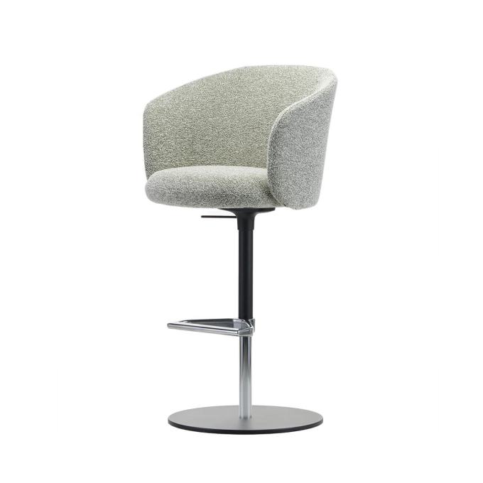 Bar Stool MIKADO HIGH Nubia ivory/ forest VITRA