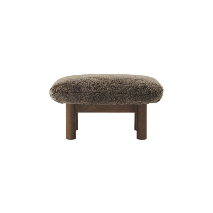 Pouf BRASILIA Chêne Foncé/ Sheepskin Root AUDO COPENHAGEN