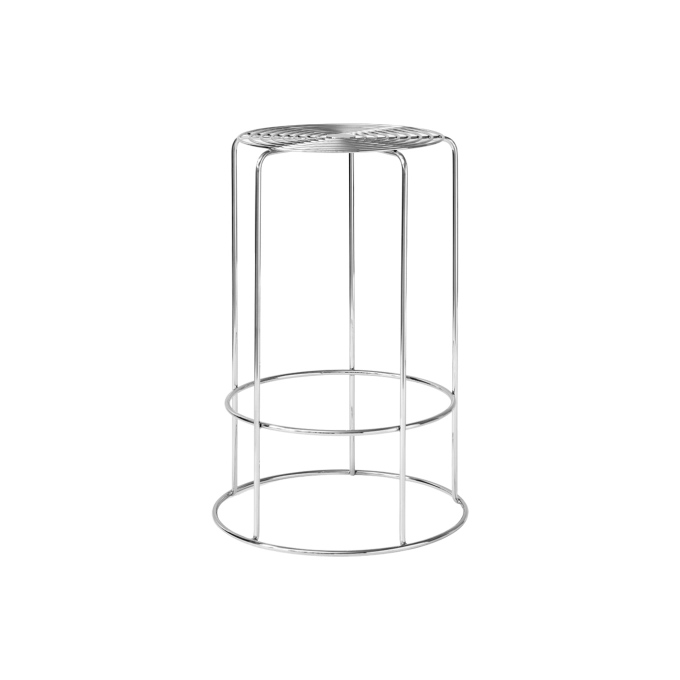 Tabouret WIRE STOOL VP15 H 65 Acier inoxydable AND TRADITION