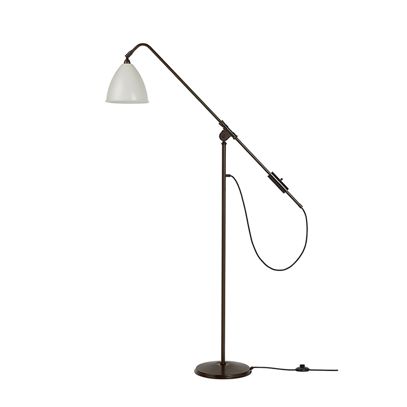 Lampadaire BESTLITE BL4 Laiton noir/ blanc GUBI