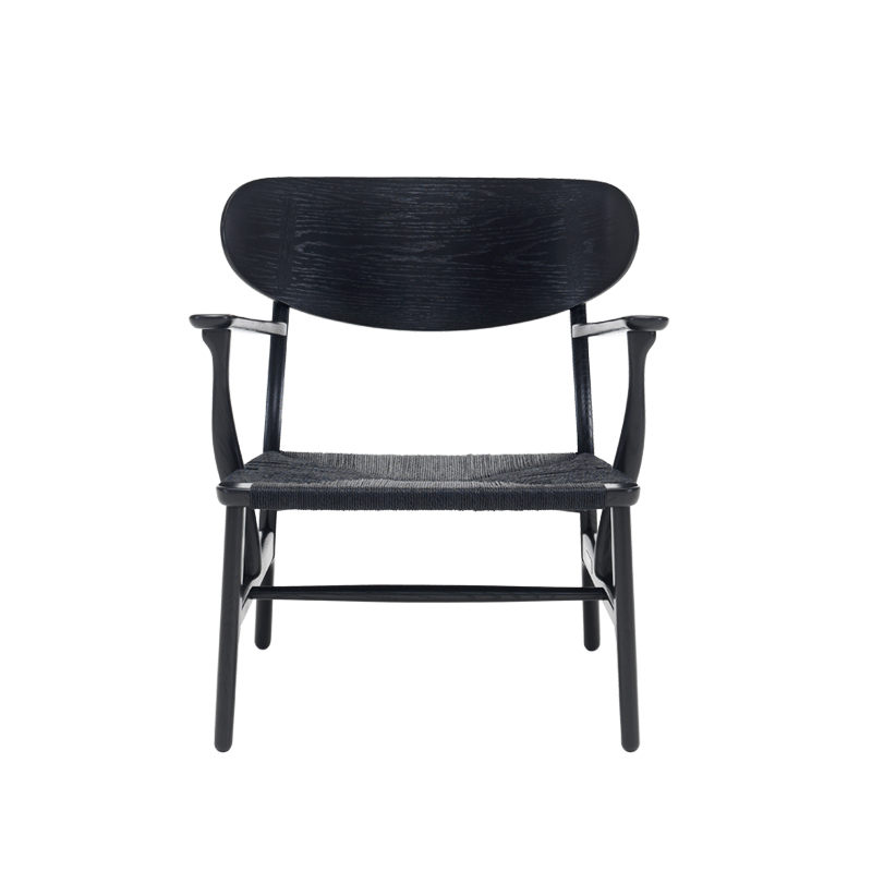 Fauteuil CH22 Chêne noir/ corde noire CARL HANSEN