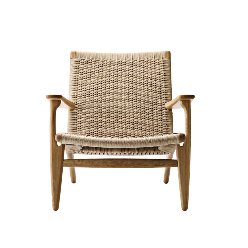 Fauteuil CH25 Chêne huilé/ corde naturelle CARL HANSEN