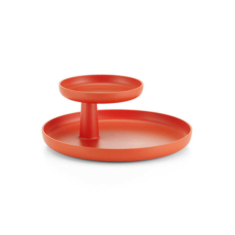 Plateau, plat Plateau pivotant ROTARY TRAY Rouge coquelicot VITRA
