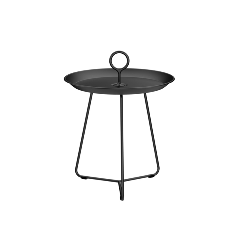 Table basse extérieur Table basse EYELET Ø 45 Noir HOUE