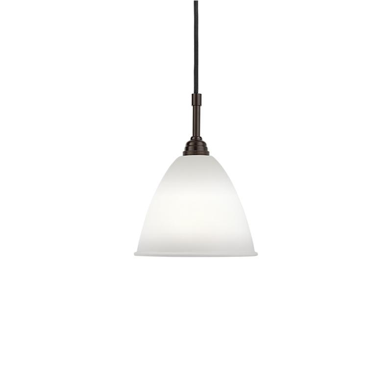 Suspension BESTLITE BL9 S Ø16 Laiton noir/ porcelaine GUBI