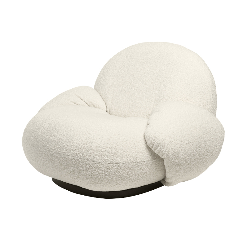 Fauteuil PACHA base pivotante avec accoudoirs Karakorum 001 GUBI