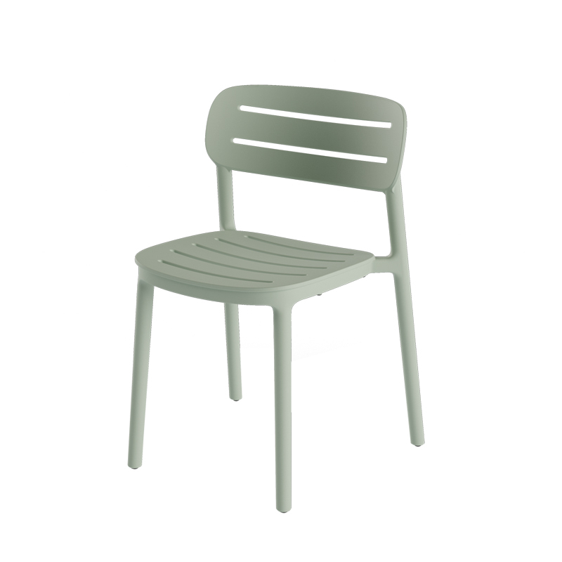 Chaise extérieur CROISETTE Menta verde SERRALUNGA