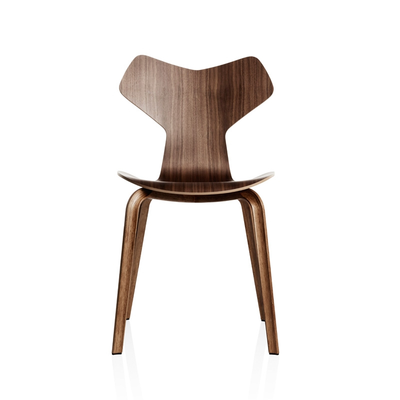 Chaise GRAND PRIX pieds bois Noyer FRITZ HANSEN