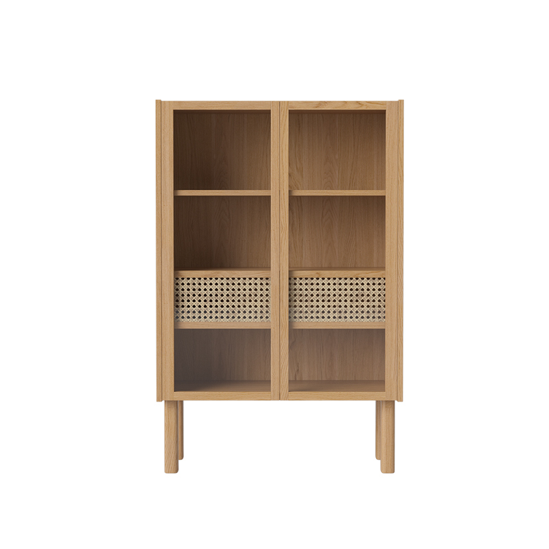 Meuble de rangement Buffet haut CANA Chêne huilé BOLIA