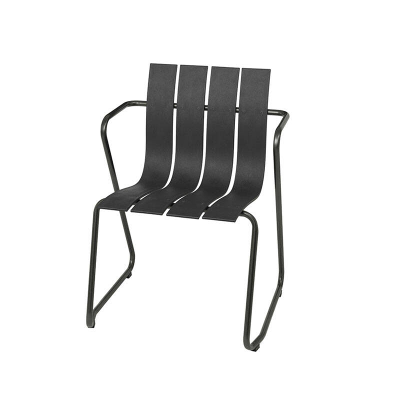 Chaise extérieur Chaise OCEAN Noir MATER