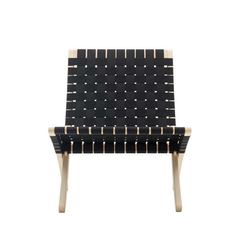 Fauteuil MG501 CUBA Chêne savonné/ noir CARL HANSEN