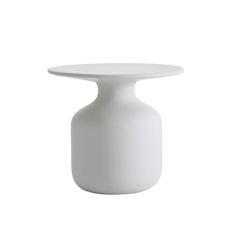 Table d'appoint guéridon MINI BOTTLE Blanc CAPPELLINI