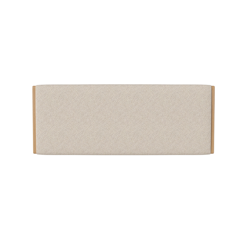 Lit Tête de lit HAVEN Monza beige/ chêne huilé BOLIA