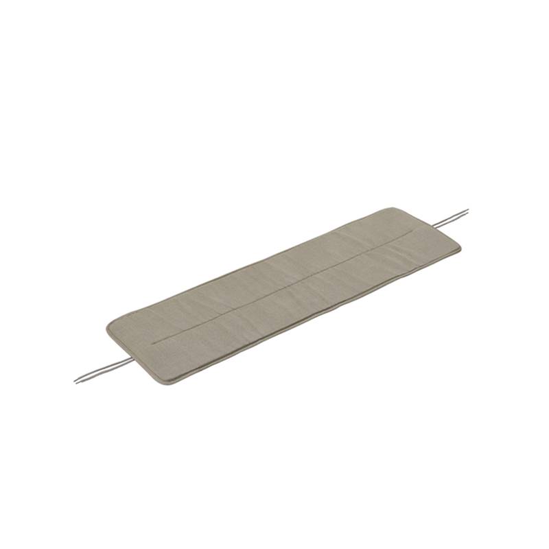 Accessoire extérieur Coussin d'assise pour banc LINEAR STEEL Gris clair MUUTO